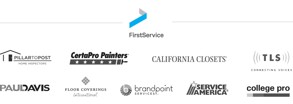 FirstService Brand Logos